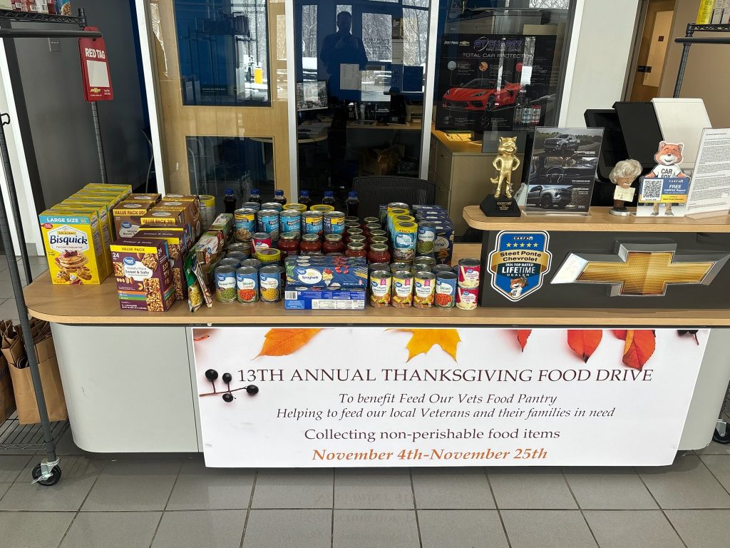 Steet Ponte Chevy Thanksgiving Food Drive