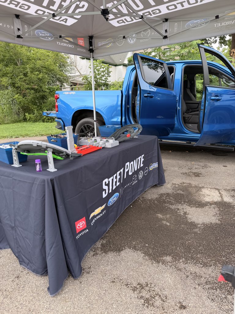 Steet Ponte Chevy Display at Connected Community Schools Carnival at the ARC Park in Herkimer