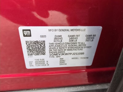 2023 Chevrolet Traverse RS