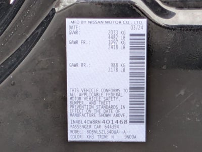 2024 Nissan Altima 2.5 SR