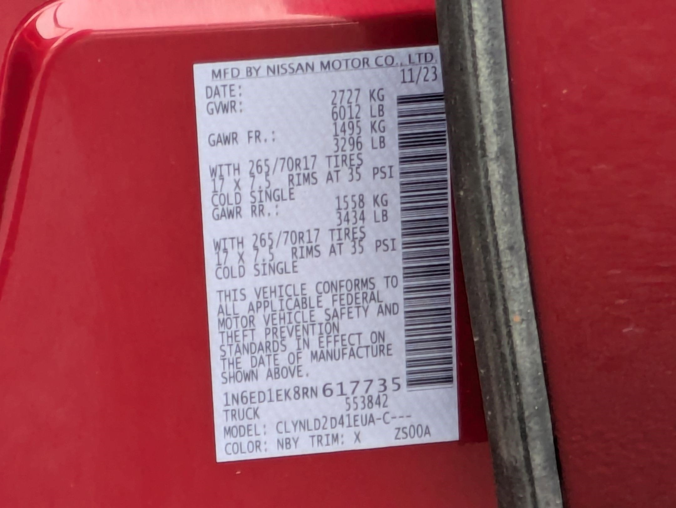 2024 Nissan Frontier PRO-4X