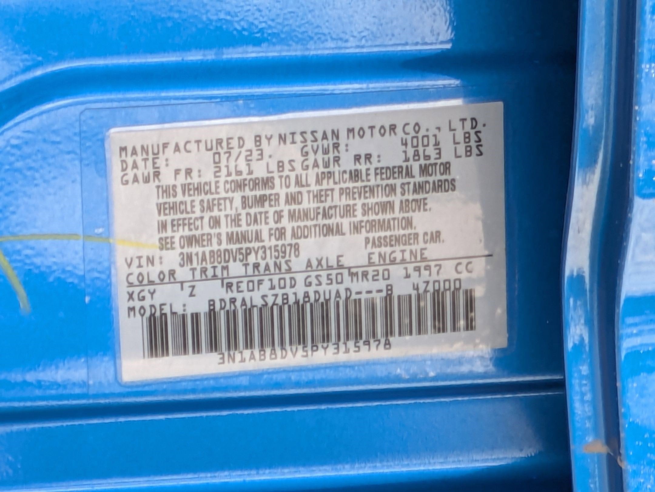 2023 Nissan Sentra SR