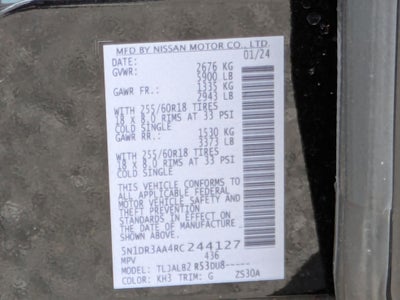 2024 Nissan Pathfinder S