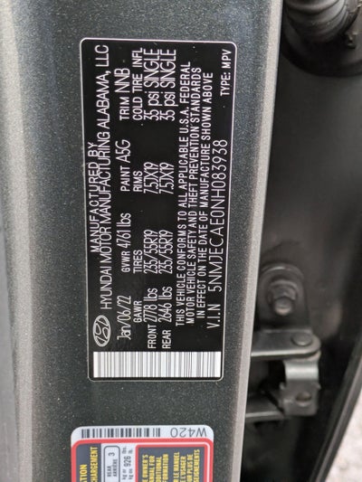 2022 Hyundai Tucson Limited