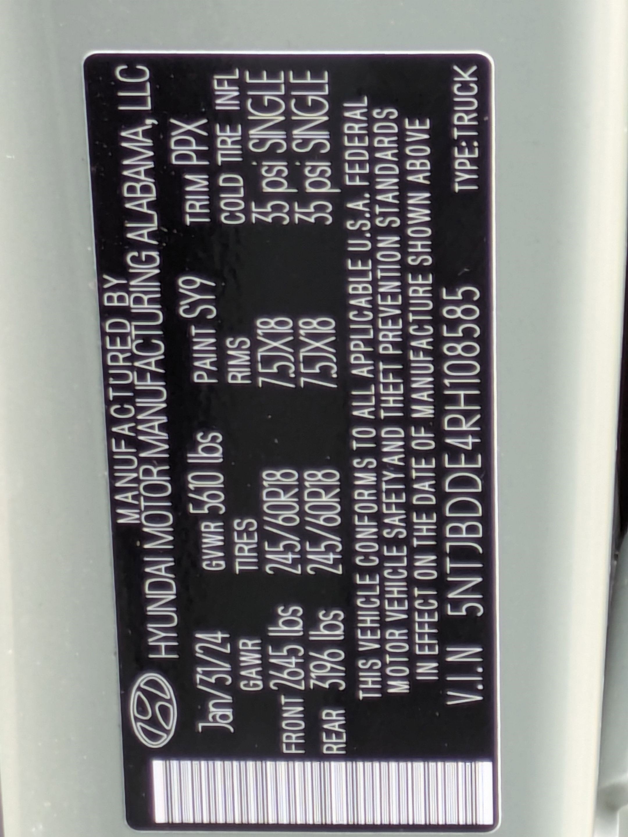 2024 Hyundai Santa Cruz SEL