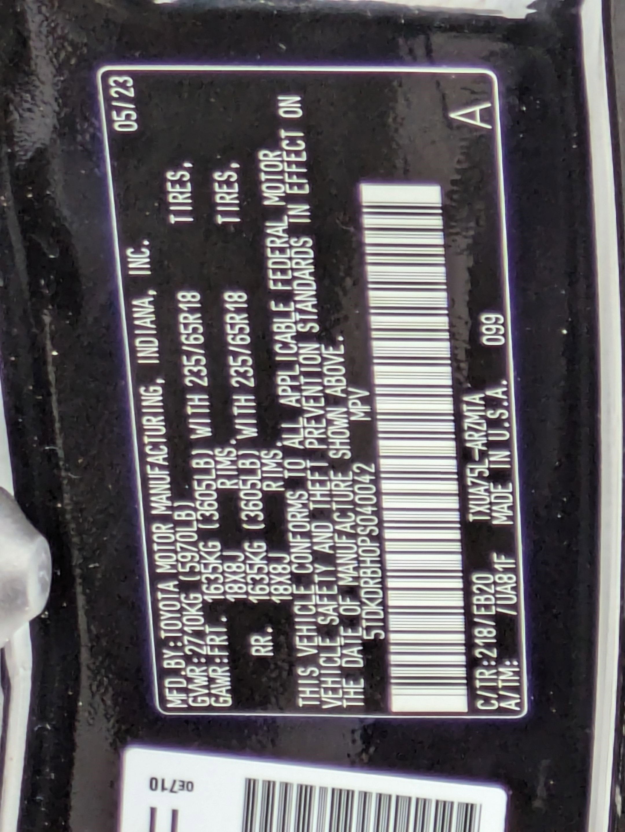 2023 Toyota Highlander L