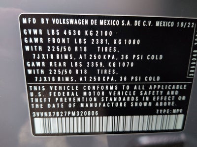 2023 Volkswagen Taos SE