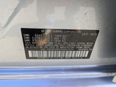 2022 Subaru Impreza 4-door CVT