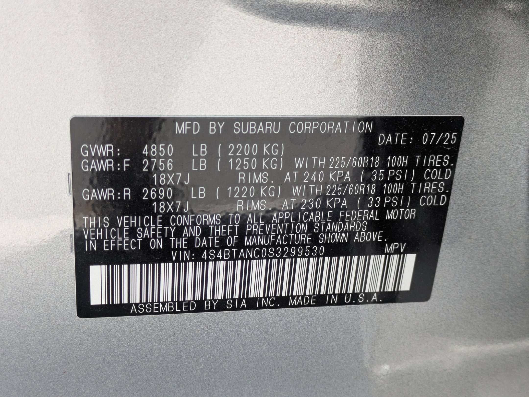 2025 Subaru Outback Limited