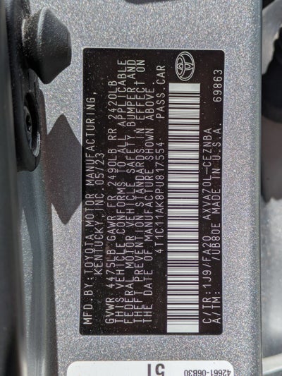 2023 Toyota Camry LE