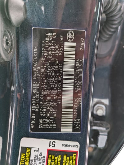 2020 Toyota Camry LE