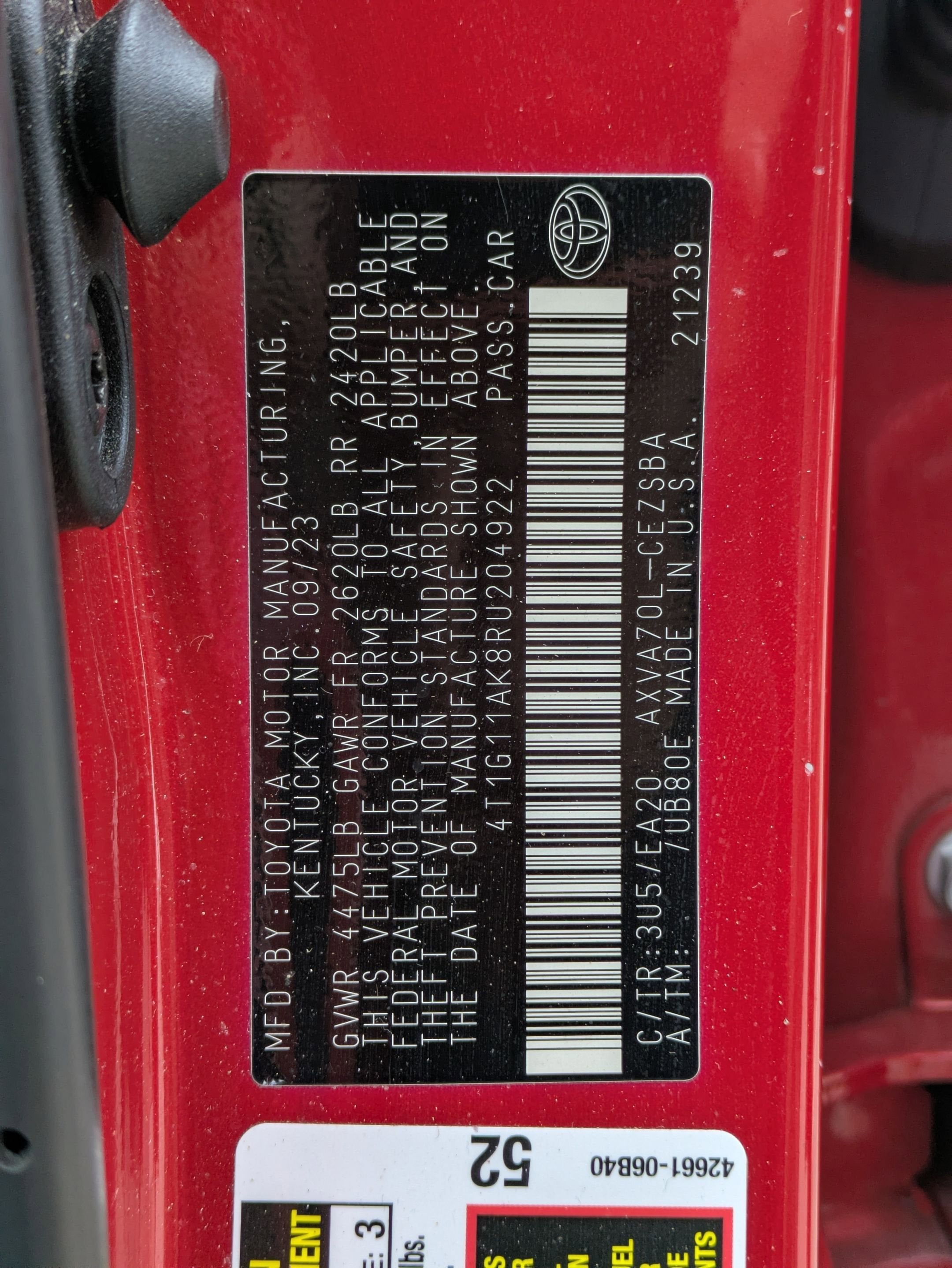 2024 Toyota Camry Base