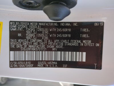 2019 Toyota Highlander Base