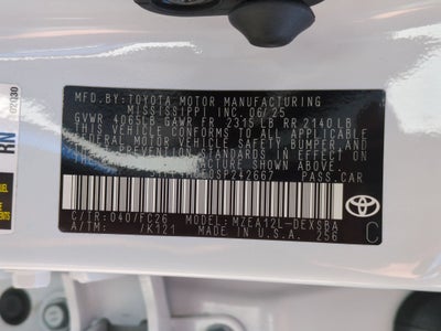 2025 Toyota Corolla SE