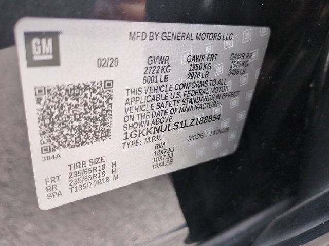 2020 GMC Acadia SLT