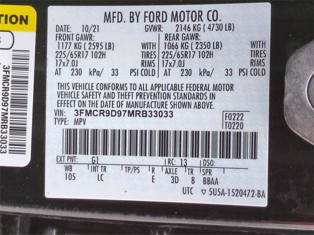 2021 Ford Bronco Sport Badlands