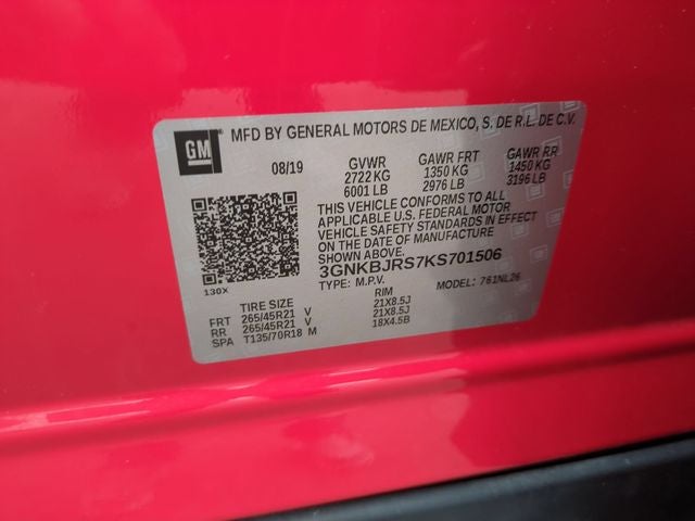 2019 Chevrolet Blazer RS