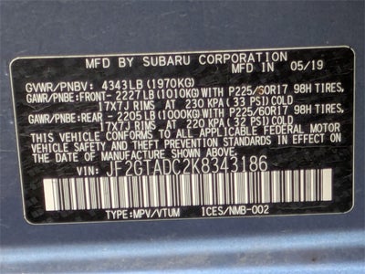 2019 Subaru Crosstrek 2.0i Premium