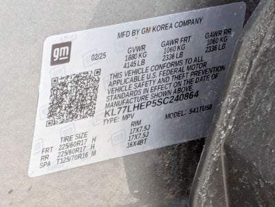 2025 Chevrolet Trax LT