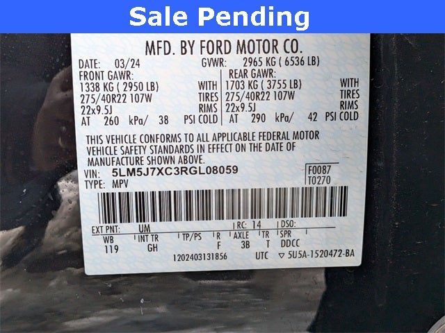 2024 Lincoln Aviator Reserve