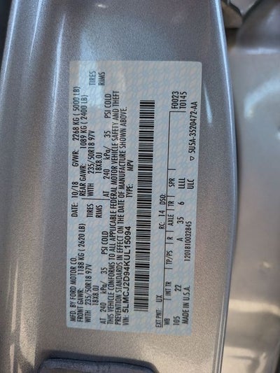 2019 Lincoln MKC Select