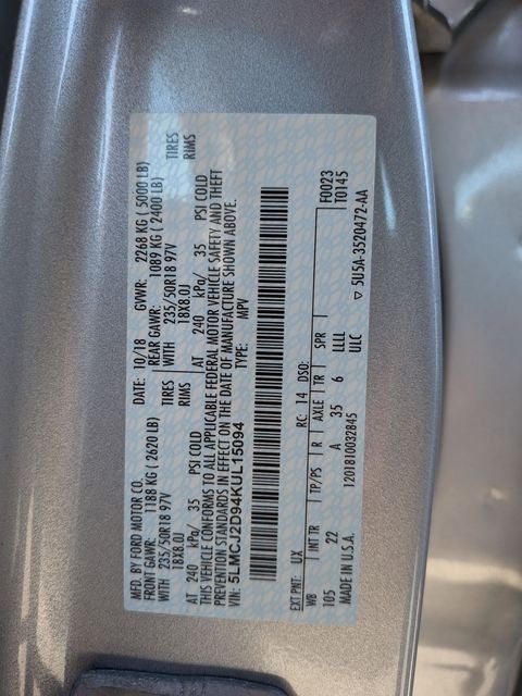 2019 Lincoln MKC Select