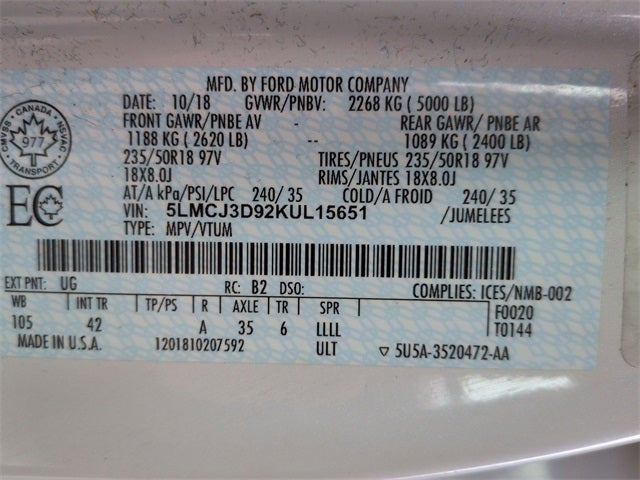 2019 Lincoln MKC Reserve