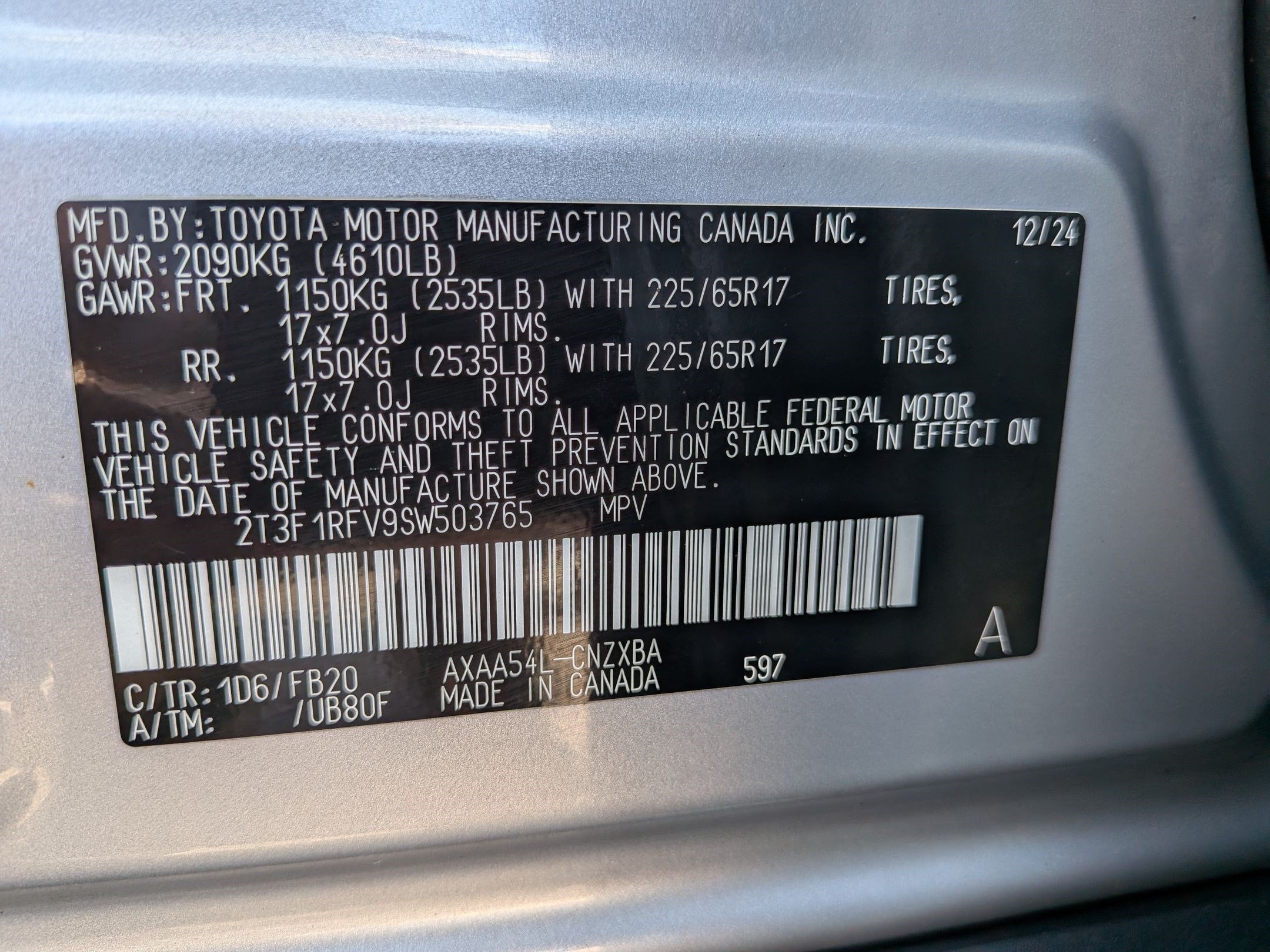 2025 Toyota RAV4 LE