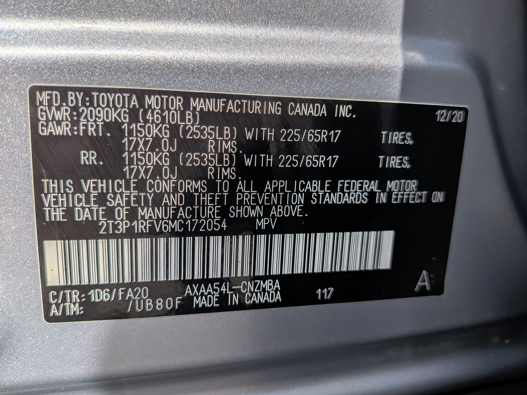 2021 Toyota RAV4 XLE