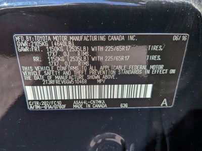 2016 Toyota RAV4 XLE