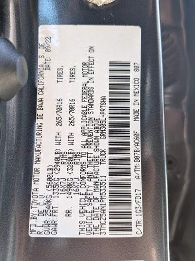 2023 Toyota Tacoma TRD Off-Road V6