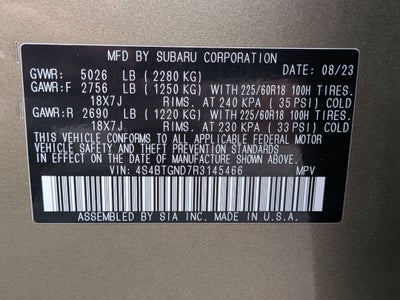 2024 Subaru Outback Limited XT