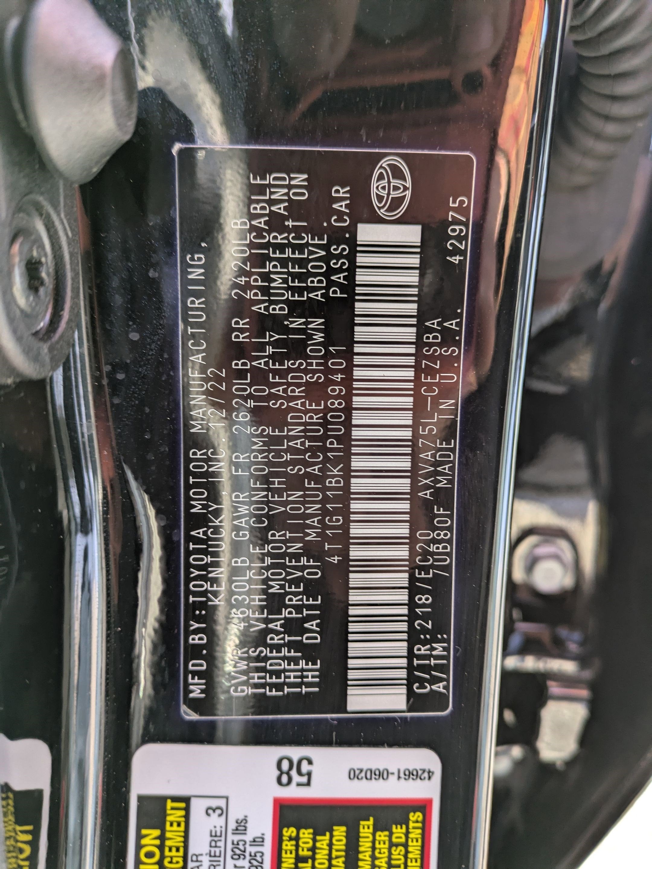 2023 Toyota Camry SE Nightshade