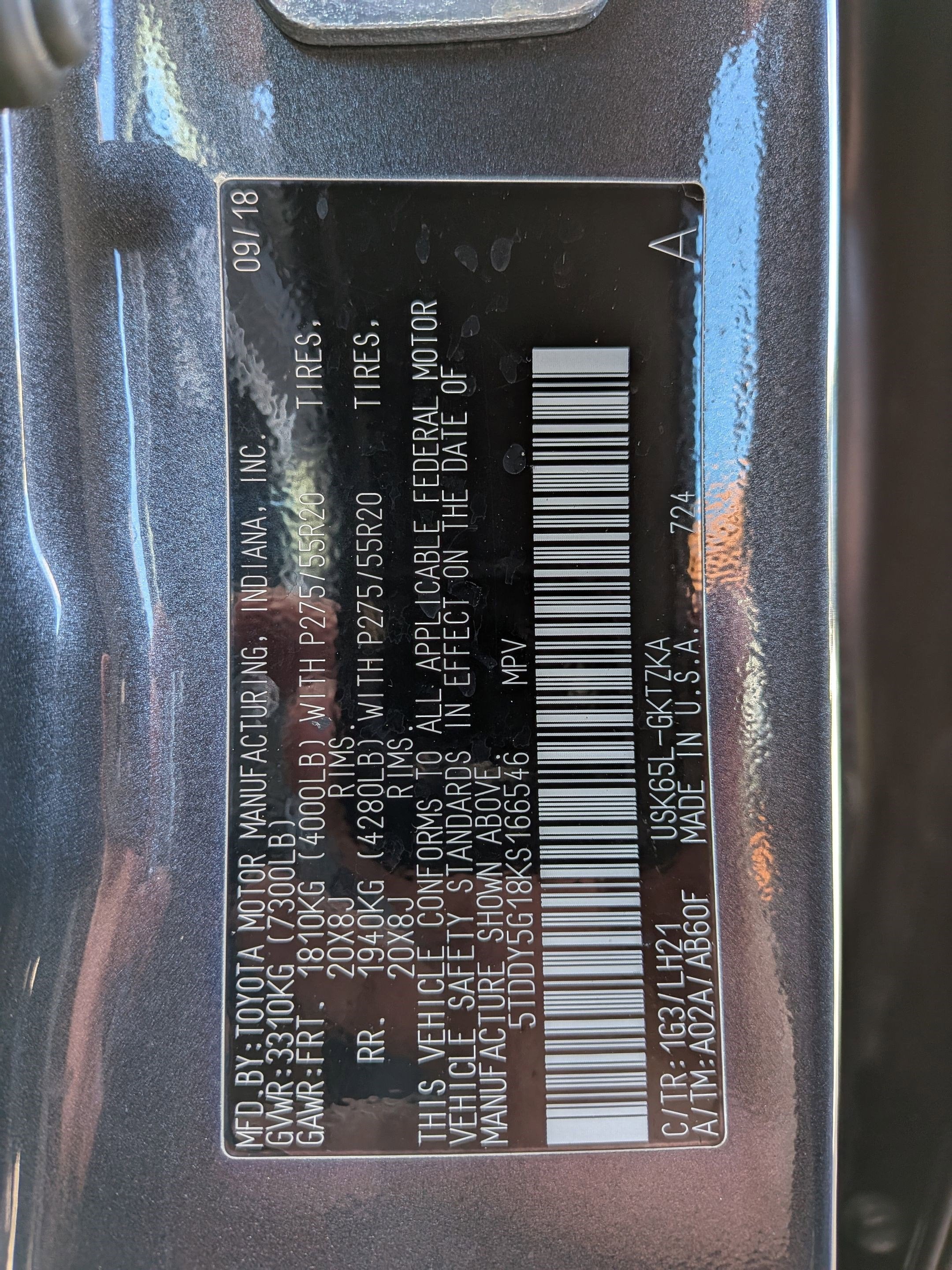 2019 Toyota Sequoia Platinum