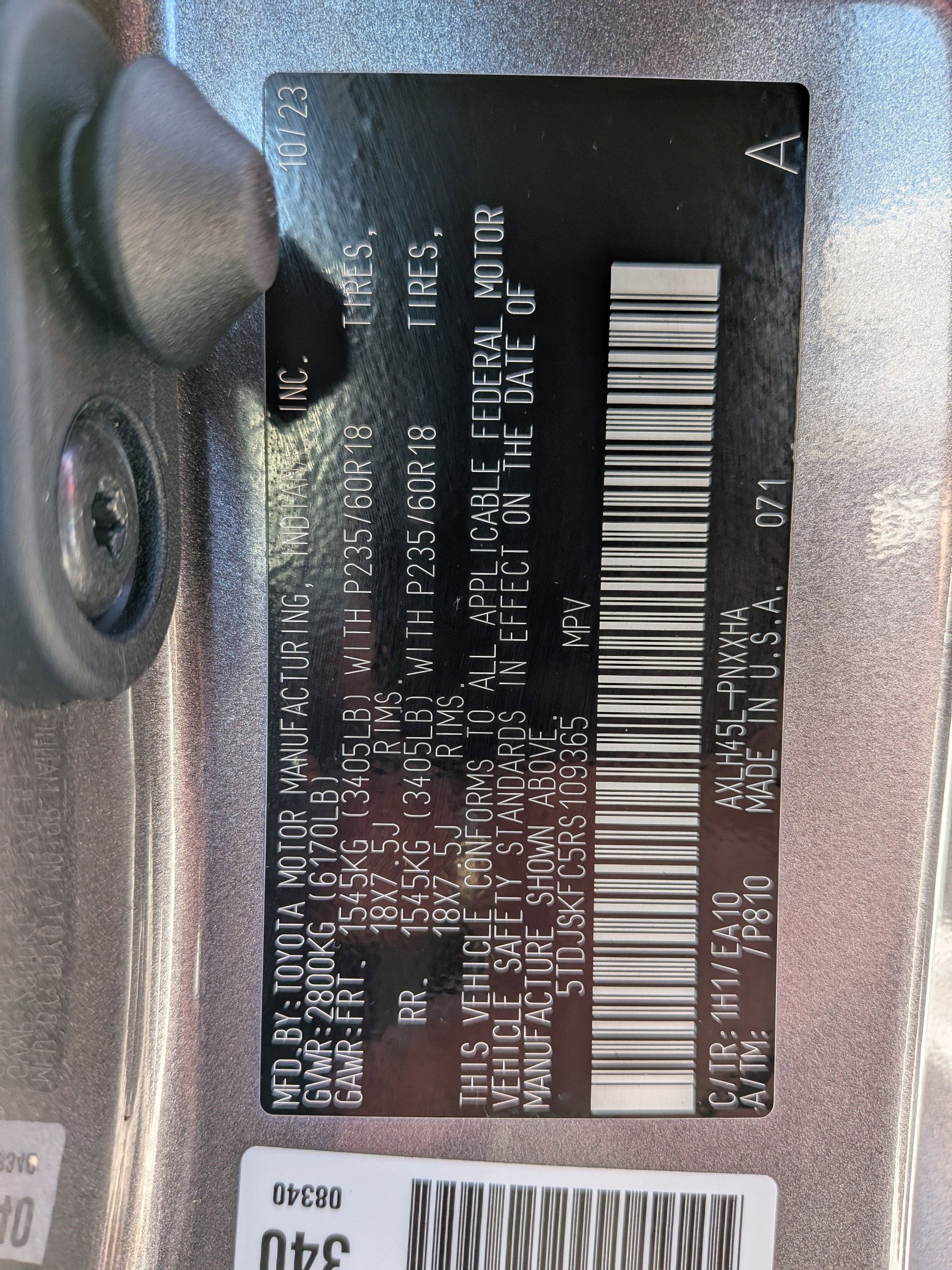 2024 Toyota Sienna XLE Plus Pkg 7 Passenger