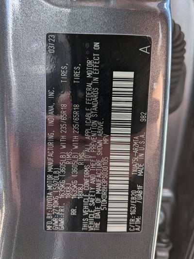 2023 Toyota Highlander XLE