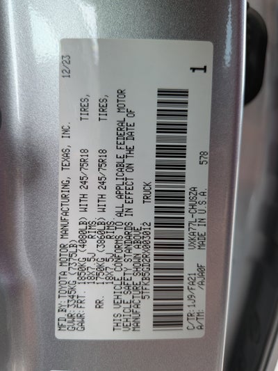 2024 Toyota Tundra SR LONG BED