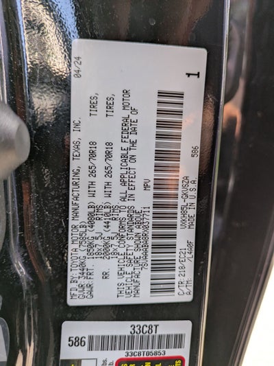 2024 Toyota Sequoia SR5