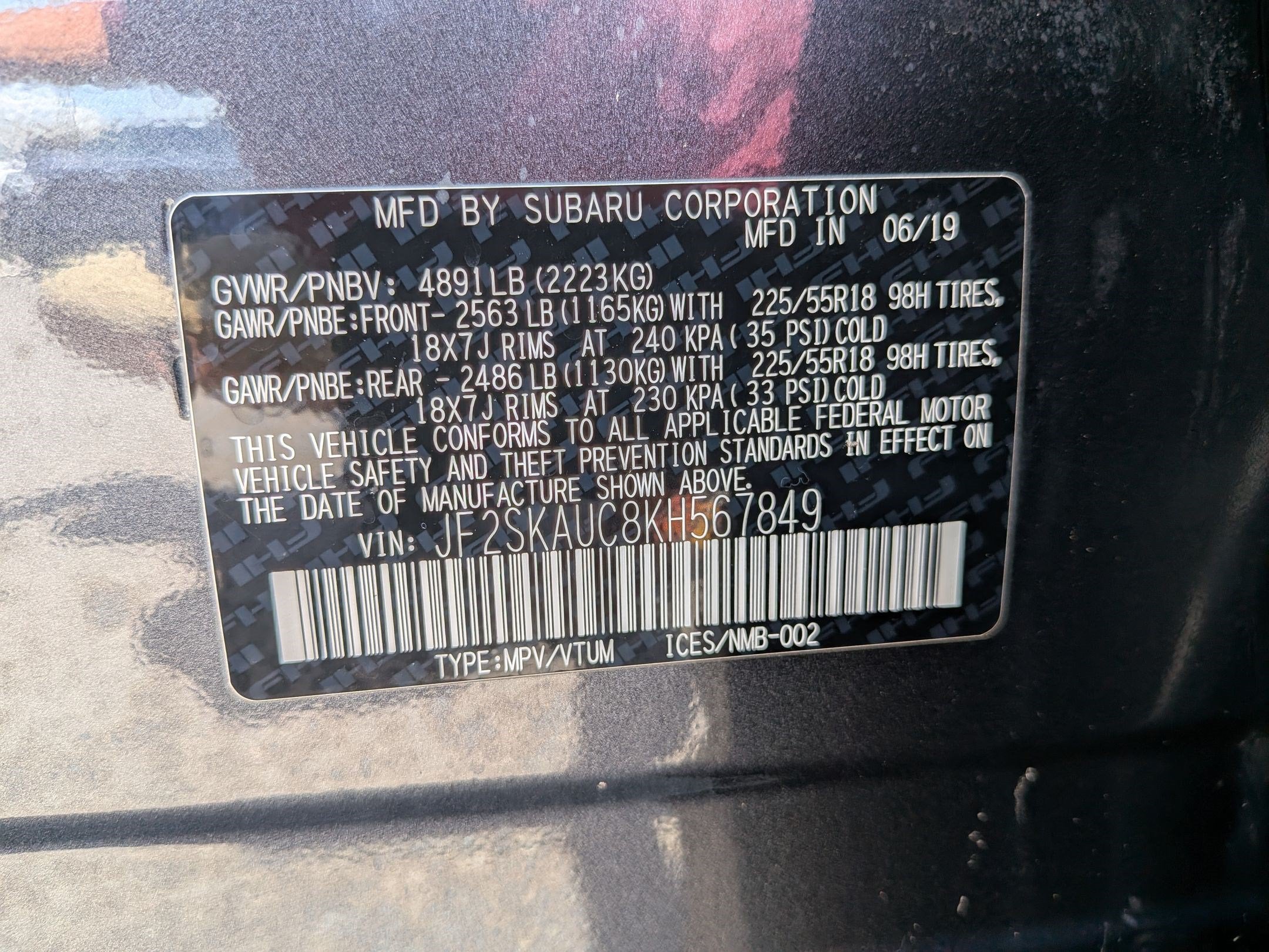 2019 Subaru Forester Limited