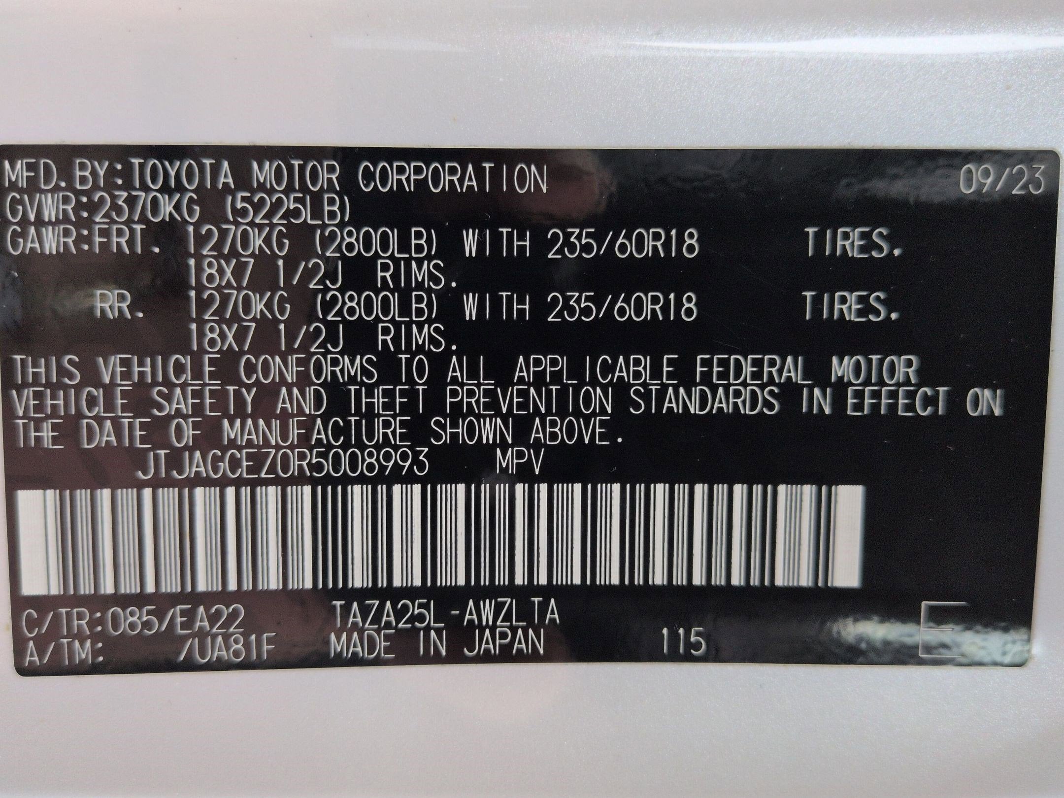 2024 Lexus NX 350 Base