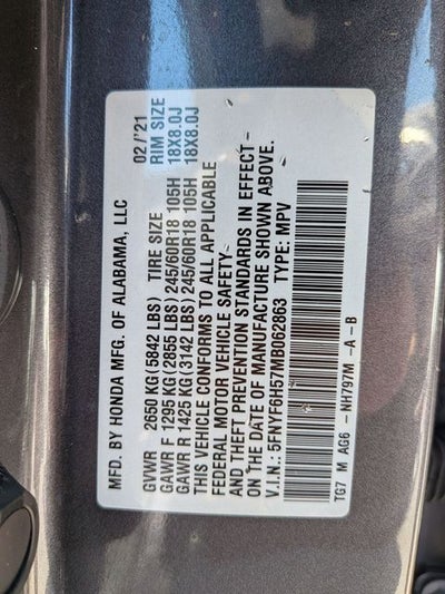 2021 Honda Pilot EX-L