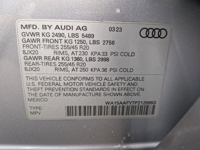 2023 Audi Q5 Sportback 45 S line Premium Plus quattro