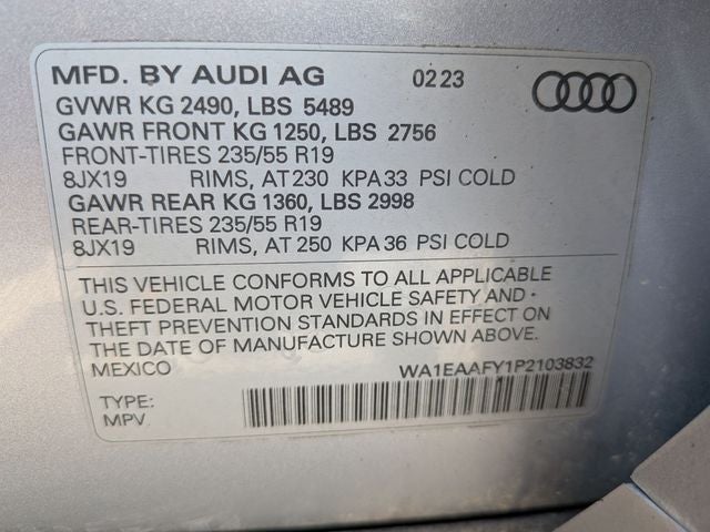 2023 Audi Q5 45 S line Premium quattro