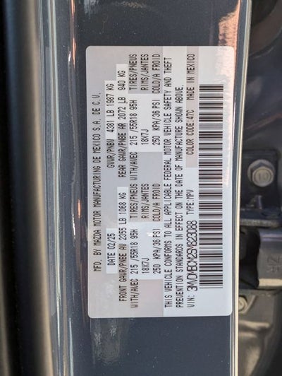 2025 Mazda Mazda CX-30 2.5 S Carbon Edition