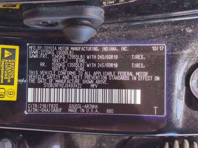 2018 Toyota Highlander LE