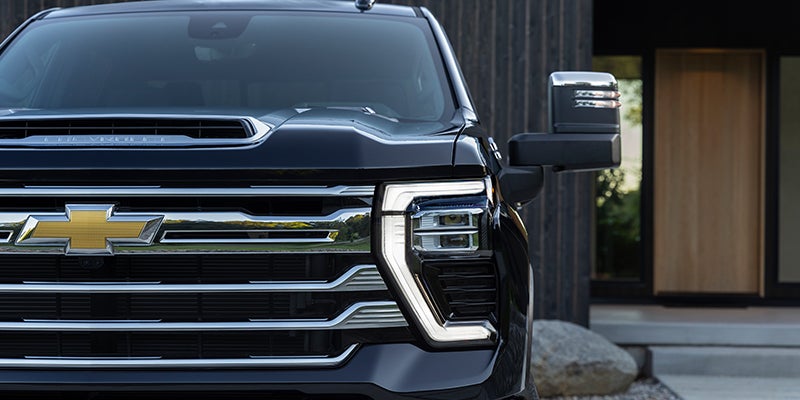 Front Grill of the 2024 Chevy Silverado in Herkimer, NY
