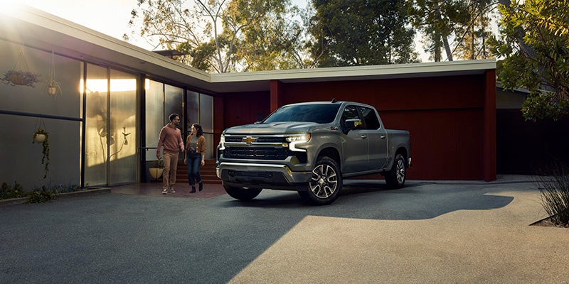 the 2025 Chevrolet Silverado 1500 parked in a driveway