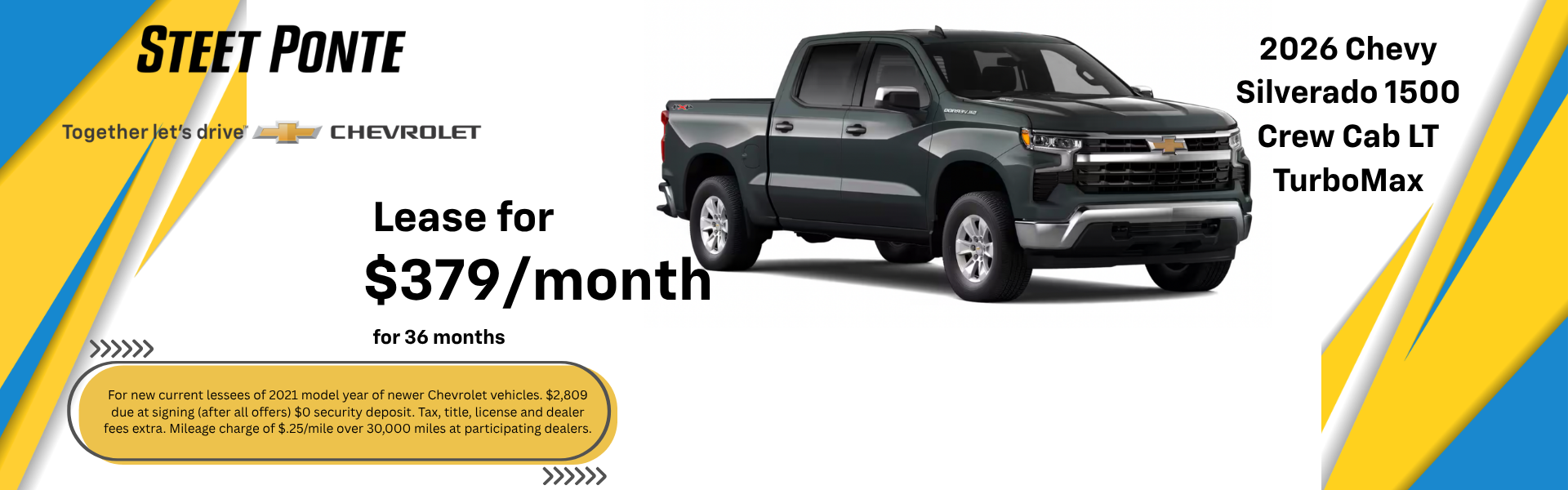 2026 Chevy Silverado Lease