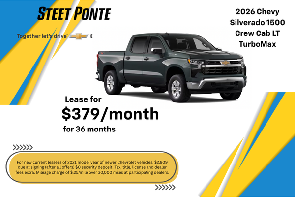 2026 Chevy Silverado Lease