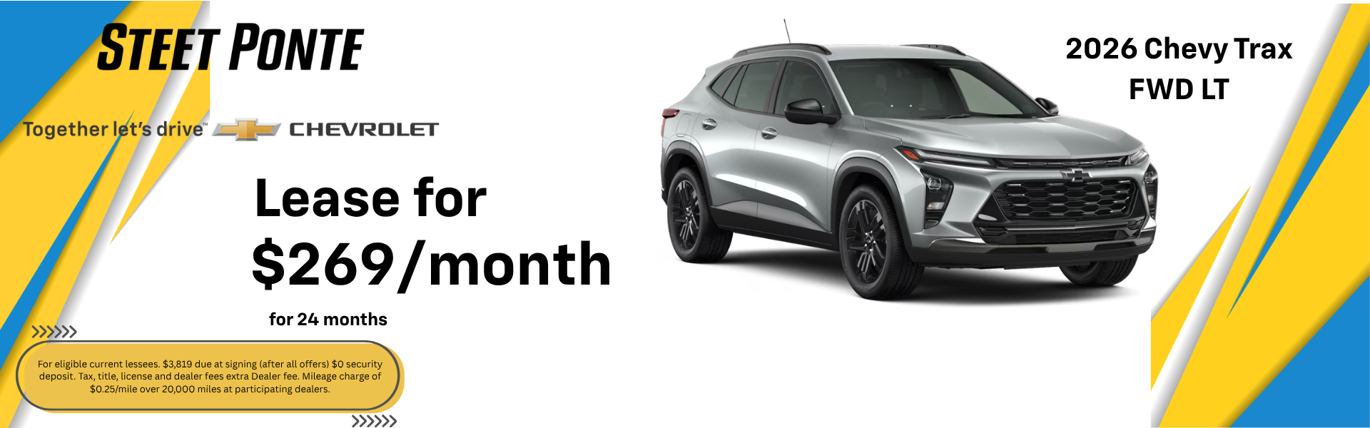 2026 Chevy Trax Lease